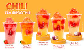 Gong Cha Menú Serie Chili Smoothie