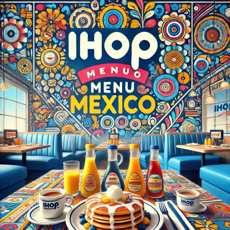 IHOP Menú México 2024
