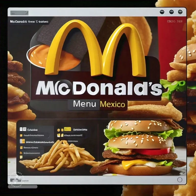 McDonald's Menu Precio Mexico