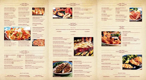 Red Lobster Signature Combinations & Lobster Menú