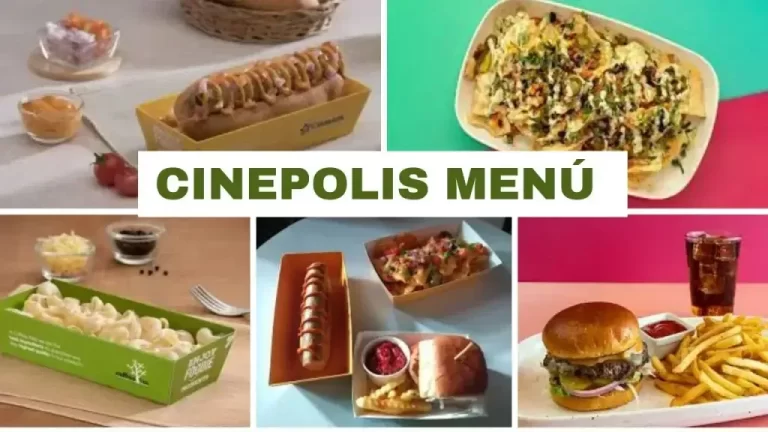 Cinepolis Dulceria Menu