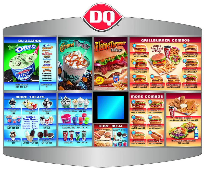 Dairy Queen Menú