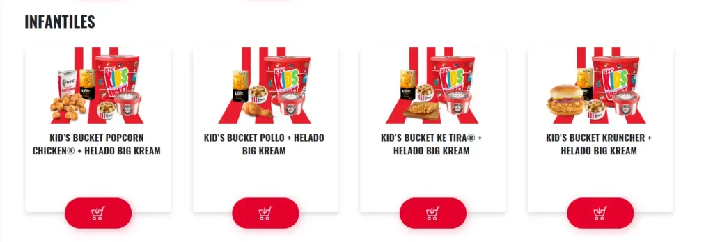Kfc Menú
