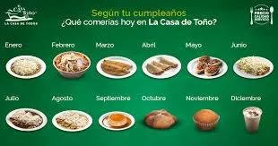 La Casa de Toño Menú